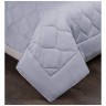 Одеяло летнее стёганное "бейсик"  170х220см хлопок 100%+слайтекс, серый, сатин SANTALINO (985-415)