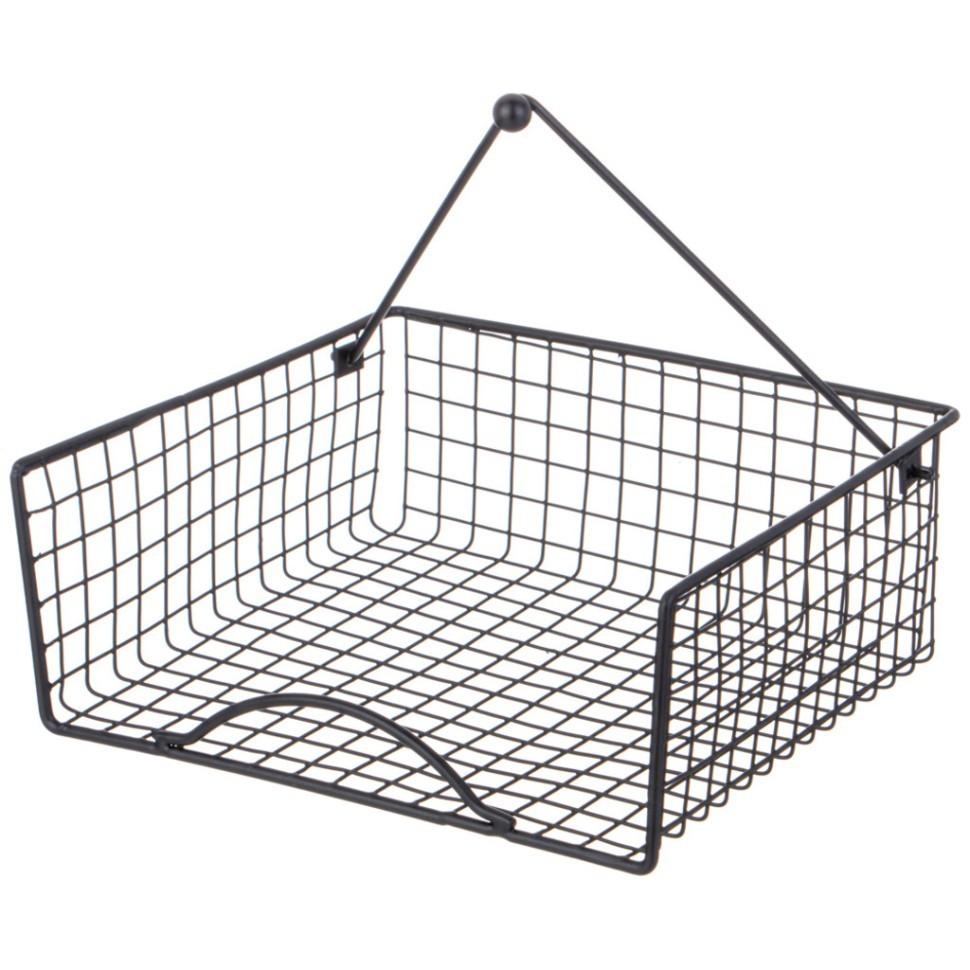 Салфетница  agness 19*19*8см черная Agness (917-128)