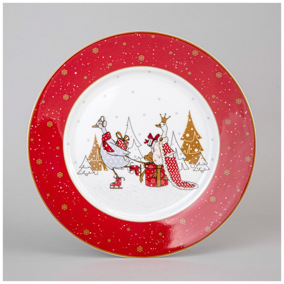 Тарелка обеденная lefard "family christmas" 25 см Lefard (425-119)
