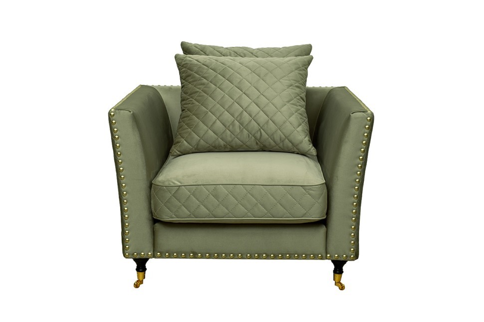 Кресло Sorrento, велюр оливковый Colt1002 98*101*88см (TT-00014972)