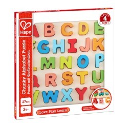 Игрушка для малышей сортер деревянный "Английский алфавит" (E1551_HP)
