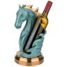 Подставка под бутылку "лошадь" цвет:тиффани 18*32,5*19 cm Lefard (204-240)