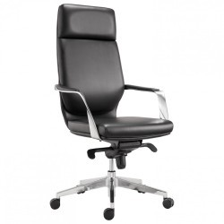 Кресло офисное Brabix Premium Resonance EX-755 алюминий экокожа черное 532487 (1) (91856)