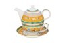 Набор чайник заварочный, чашка, блюдце (1) - TT-00000303