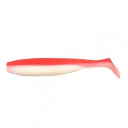 Виброхвост Yaman PRO Sharky Shad, р.3,75 inch, цвет #27 - Red White  (уп 5 шт.) YP-SS375-27 (87895)