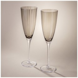 Набор бокалов для шампанского из 2 шт "mirage" grey 290 мл Lefard (693-017)