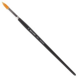 Кисть художественная синтетика жесткая, круглая, № 10, длинная ручка 200662 цена за 5 шт (69399)