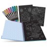 Серия Isadora: Раскраска для девочек (60 черных скетч страниц, 8 гелеевых ручек с эффектом металлик) (11136_NSDA)
