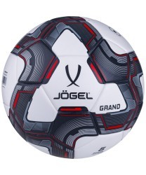 Мяч футбольный Grand, №5, белый/серый/красный (772489)