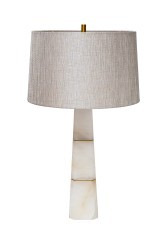 Лампа настольная плафон цвет серо-бежевый Н.81см (TT-00016365)