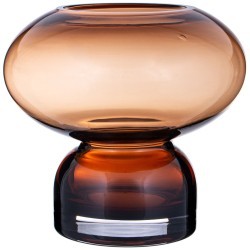 Ваза "d'arte" amber 15*15*13.5 cm Bronco (694-067)