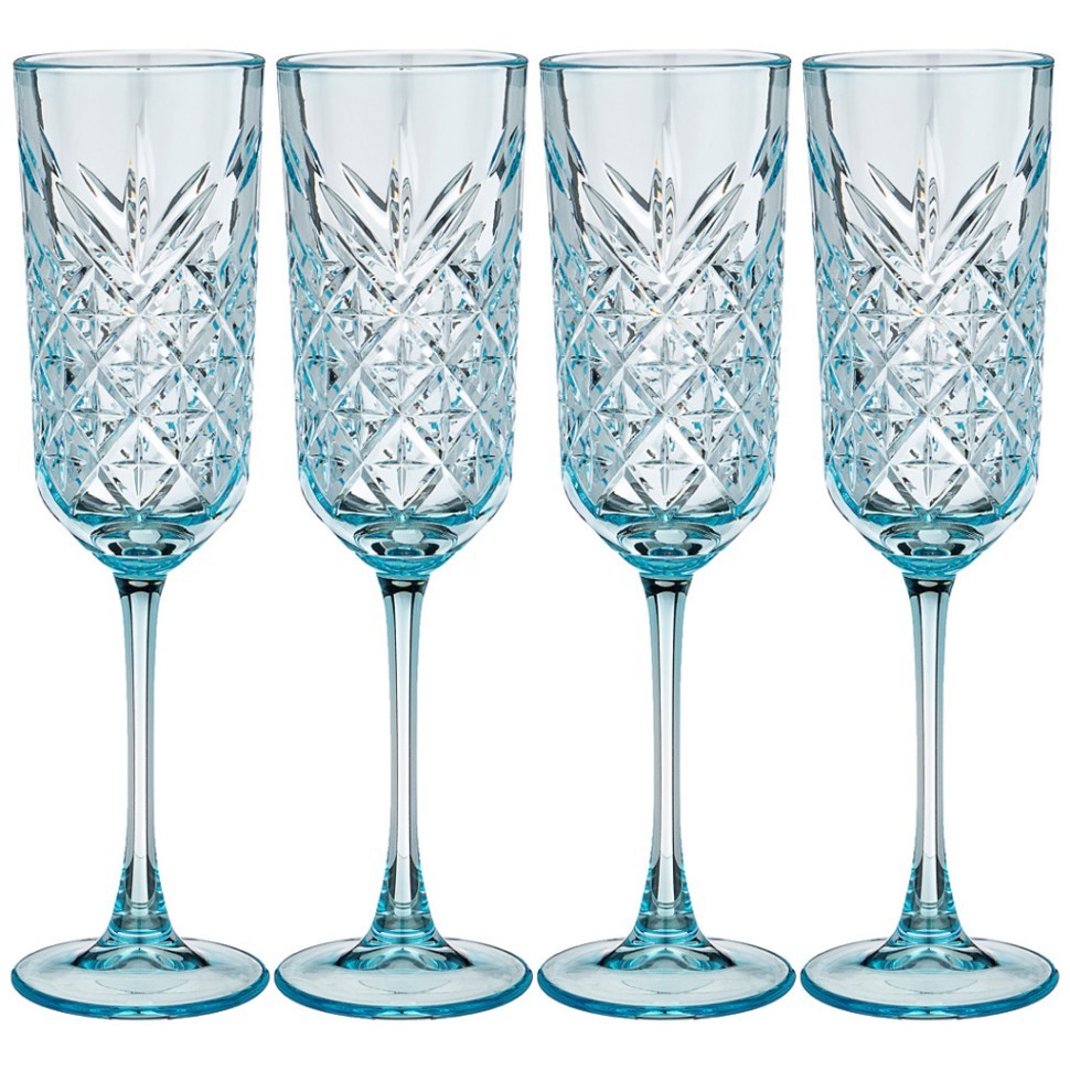 Набор фужеров для шампанского из 4 шт."timeless" топаз 175 мл Pasabahce Cam (484-774)