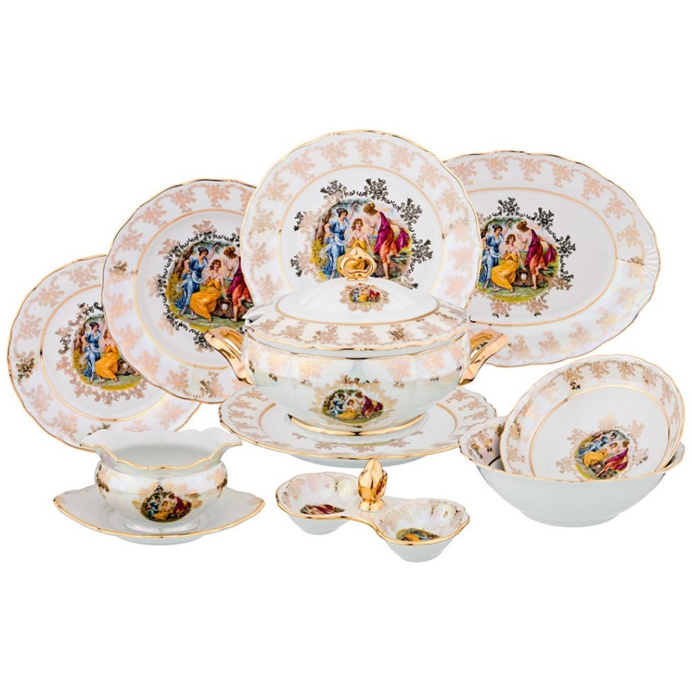 Столовый сервиз на 6 персон 25 пр."мадонна" G.Benedikt. (662-557)