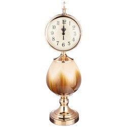 Часы настольные коллекция "оникс" диаметр=16 см высота=56 см Lefard (170-233)
