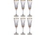 Набор бокалов для шампанского из 6 шт. 180 мл. высота=24 см. Same Decorazione (103-580) 
