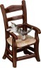Фигурка "котенок на стуле" высота=9 см.(кор=144шт.) Lefard (101-476)