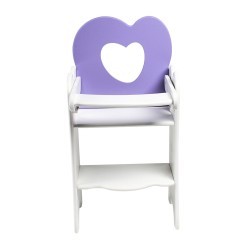 Кукольный стульчик для кормления Мини, цвет: нежно-сиреневый (PFD120-30M)
