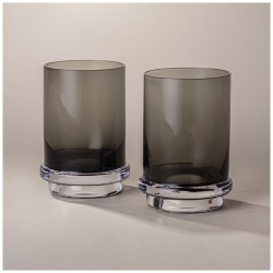 Набор стаканов для воды/сока из 2 шт "trendy" grey 330 мл Lefard (693-035)