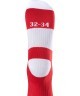 Гетры футбольные JA-001, красный/белый (384573)