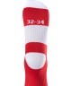 Гетры футбольные JA-001, красный/белый (384573)