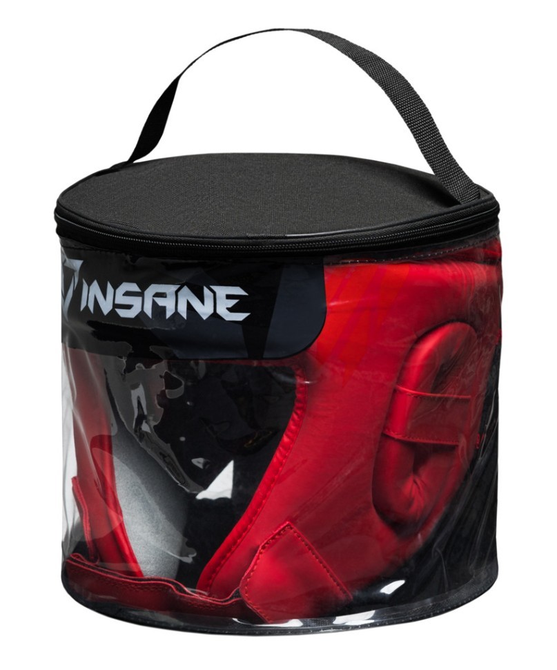 Шлем открытый INSANE ORO, ПУ, красный (2108619)