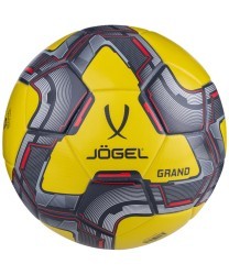 Мяч футбольный Grand, №5, желтый/серый/красный (772491)