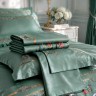Кпб, евро, "passage" зеленый, сатин, хлопок 100%, подод.200х220-1шт, пр.240х240-1шт, нав.50х70-2шт Lefard (989-001-03)