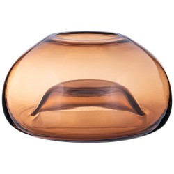 Ваза "d'arte" amber 19.5*19.5*10 cm Bronco (694-069)