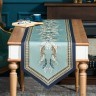 Дорожка "листья мориса" green stripe   45х215см, 100% хлопок,твил c пропиткой Lefard (850-752-34)