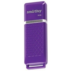 Флешка 8 GB Smartbuy Quartz USB 2.0 (SB8GBQZ-V) цена за 2 шт (65834)