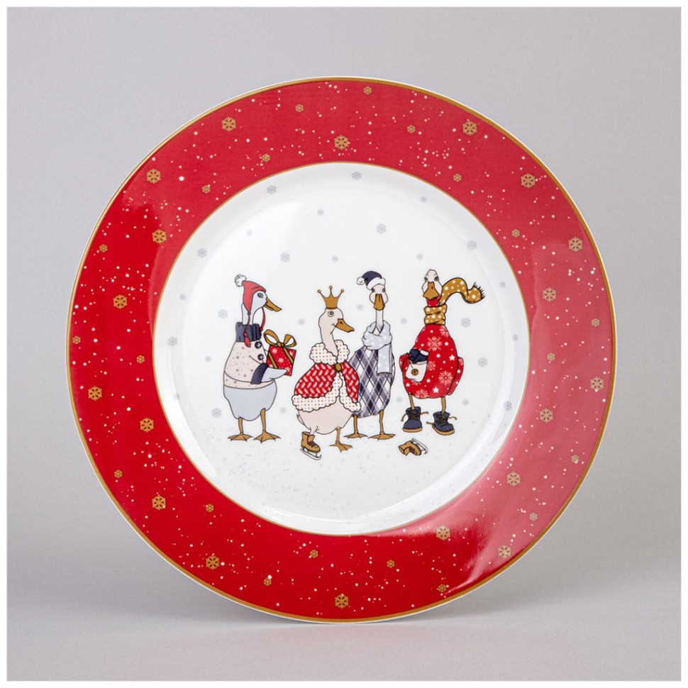 Тарелка обеденная lefard "family christmas" 25 см Lefard (425-118)