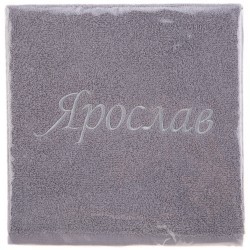 Полотенце махровое 50х90см "ярослав" , 100% хлопок , серый SANTALINO (850-111-32)