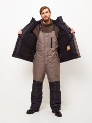 Зимний костюм для рыбалки Canadian Camper Denwer Pro Black/Stone L(48-50), 180/188 4630049514266 (92152)