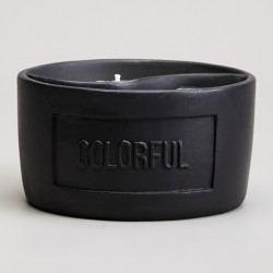 Свеча в стакане "yin yang" dark amber 11,3*6,4 см мал.= 9шт. Lefard (605-123)