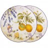 Набор тарелок закусочных lefard "прованс лимоны" 2 шт. 20,5 см Lefard (104-574)