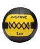 Медбол INSANE IN24-WB200, 1 кг, желтый (2119202)