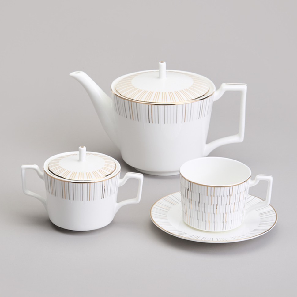 Чайный сервиз lefard "aurora" на 6 пер. 14 пр. Lefard (440-295)