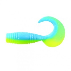 Твистер Yaman PRO Spry Tail, р.1,5 inch, цвет #18 - Ice Chartreuse (уп. 10 шт.) YP-ST15-18 (87999)