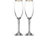 Набор бокалов для шампанского из 2 шт. "celebration" 220 мл высота=25 см (кор=24набор.) Bohemia Crystal (674-635)