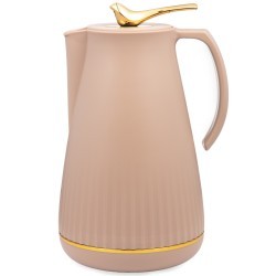 Термос со стеклянной колбой, 950 мл, крышка с клапаном Agness (734-201)