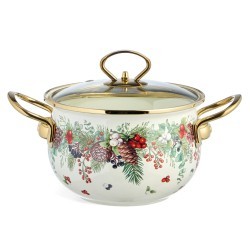 Кастрюля эмалированная agness со стеклянной крышкой серия "celebration", 2.0 л, 18*11 см Agness (943-083) Кастрюля эмалированная agness со стеклянной крышкой серия "celebration", 2.0 л, 18*11 см Agness (943-083)