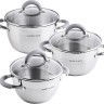 Набор посуды 6пр 1,2+2,0+2,5 л Mayer&Boch (30995)