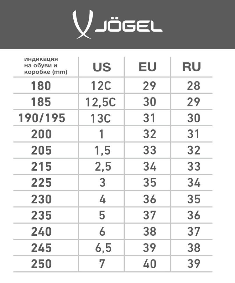 Кроссовки спортивные JOGEL Derby, белый (2134465)
