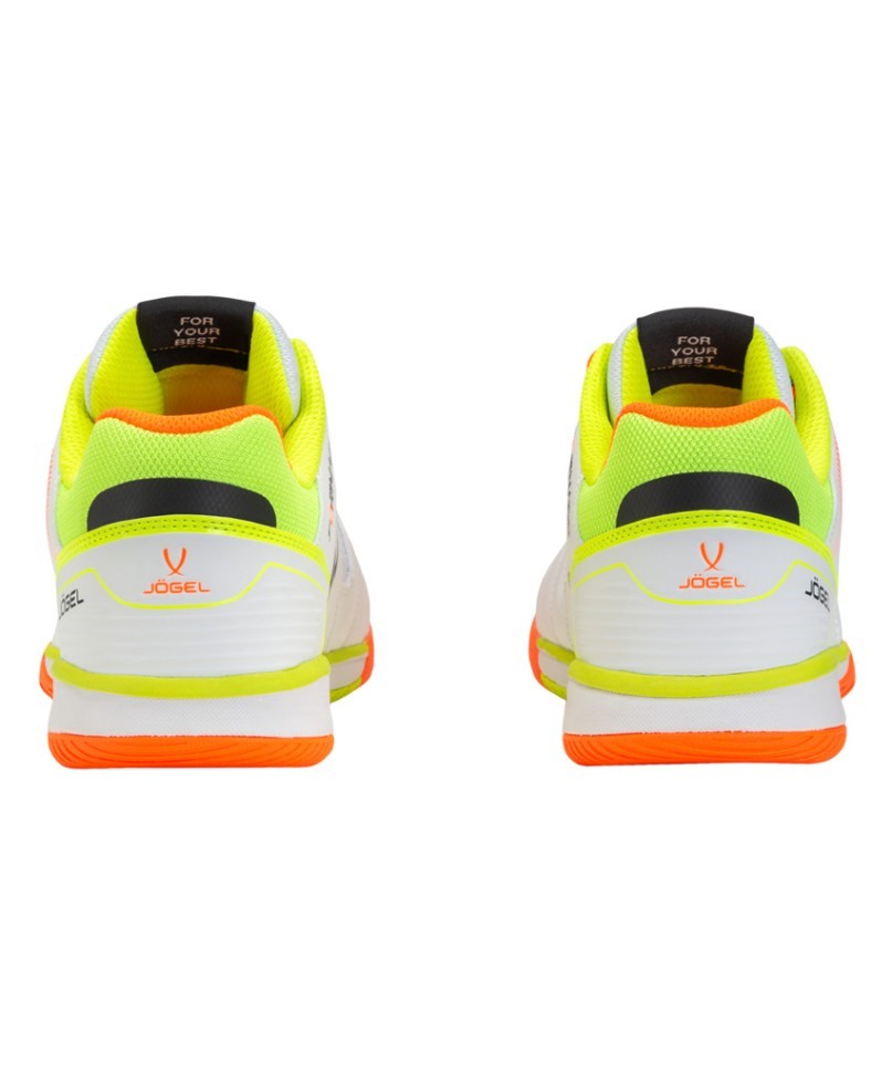 Бутсы зальные JOGEL Tornado 2.0 White/orange (2112696)