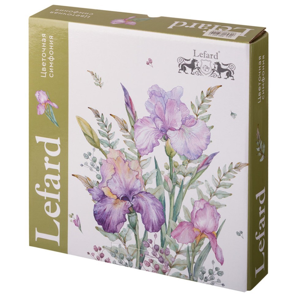 Набор тарелок закусочных lefard "irises" 2 шт. 20,5 см, разноцветный (590-352-11) 