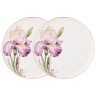 Набор тарелок закусочных lefard "irises" 2 шт. 20,5 см, разноцветный (590-352-11) 