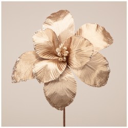 Цветок искусственный "пуансетия" 22*30 см. Lefard (226-1036)