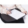 Подставка-столик с мягкими подушками для ноутбука BRAUBERG 430х330 мм черный 512669 (1) (94379)