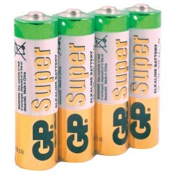 Батарейки алкалиновые GP Super LR06 (AA) 4 шт 15ARS-2SB4 (76377)