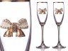 Набор бокалов для шампанского из 2 шт. с золотой каймой 170 мл. Посуда ООО (802-510728)